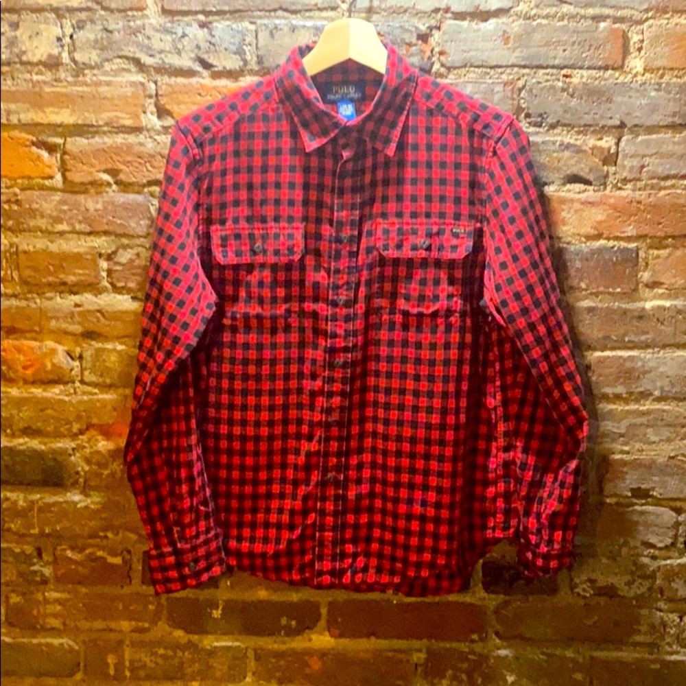 Polo Plaid Shirt Boys